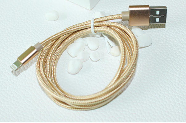 Cable de Carga Trenzado de Nylon de 2M para iPhone y Android