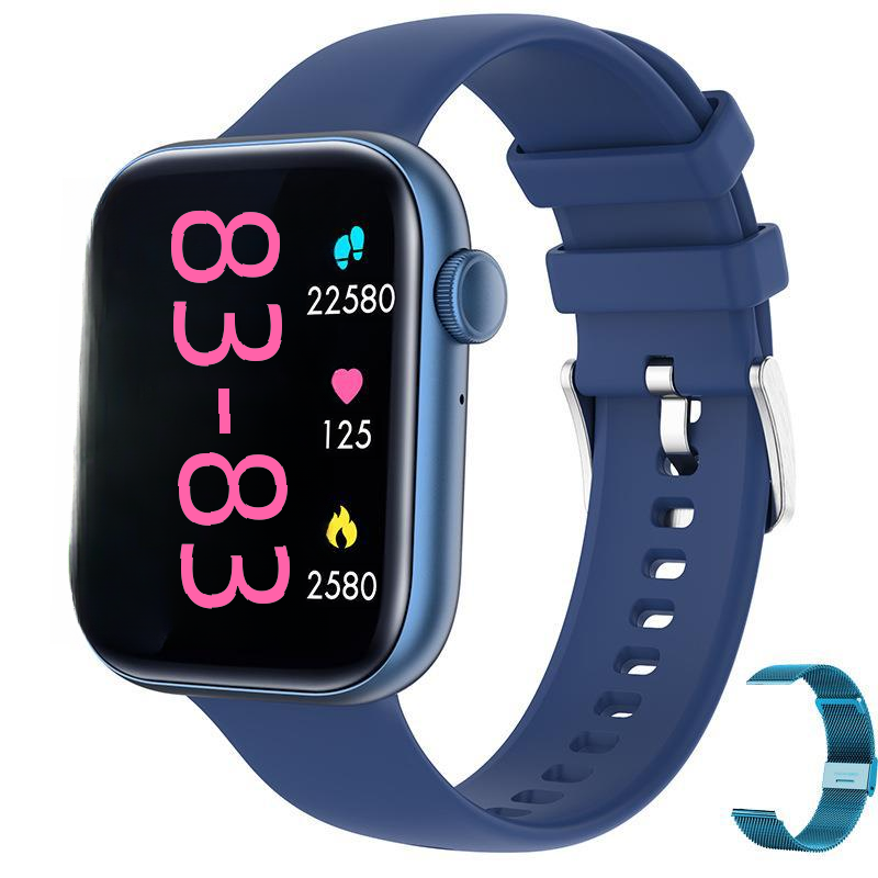 Reloj inteligente P45 con llamadas Bluetooth y monitor de salud