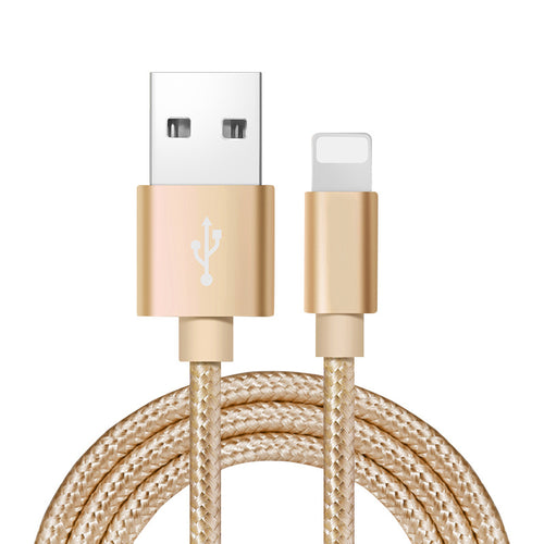 Cable de Carga Trenzado de Nylon de 2M para iPhone y Android