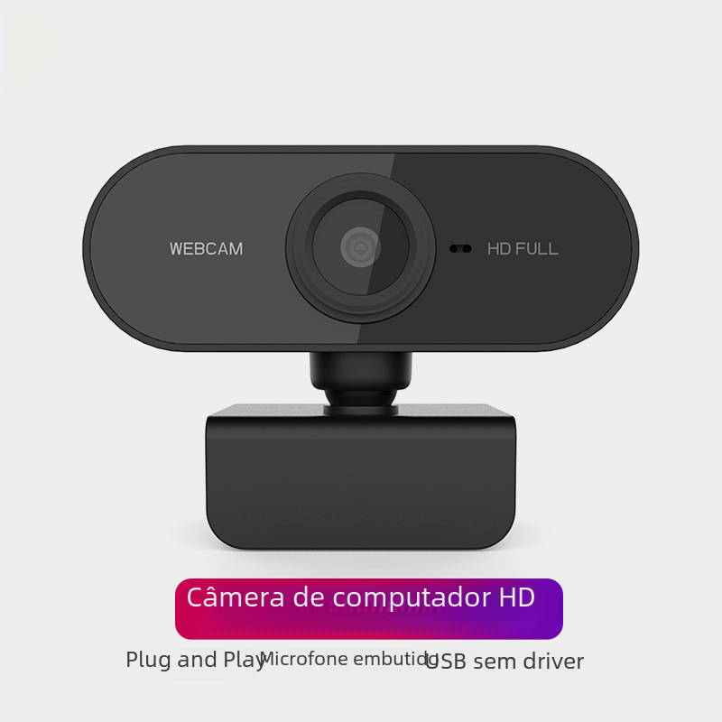 Webcam USB HD 2K para Reuniones en Línea y Streaming